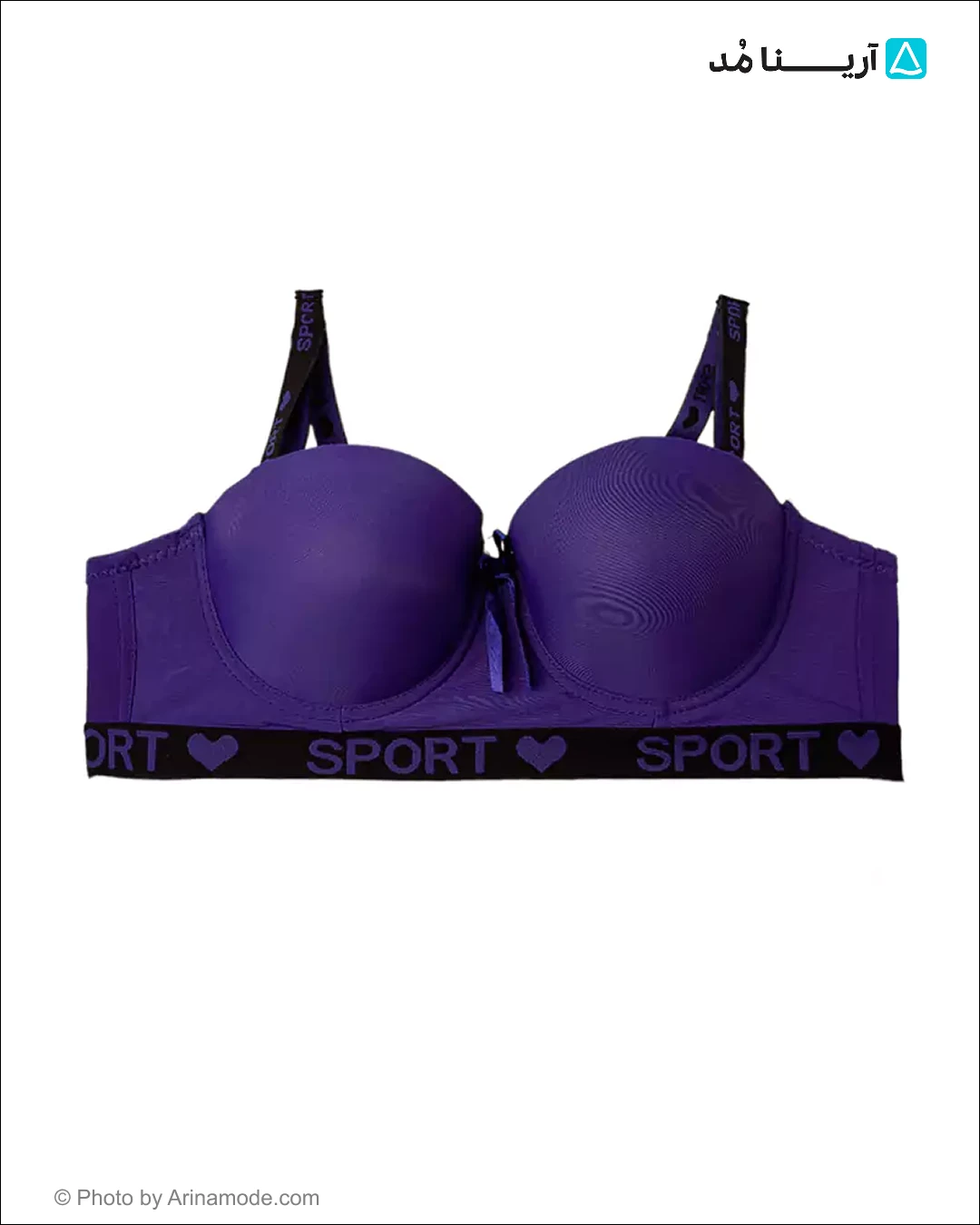 سوتین زنانه اسفنجی جک دار sport