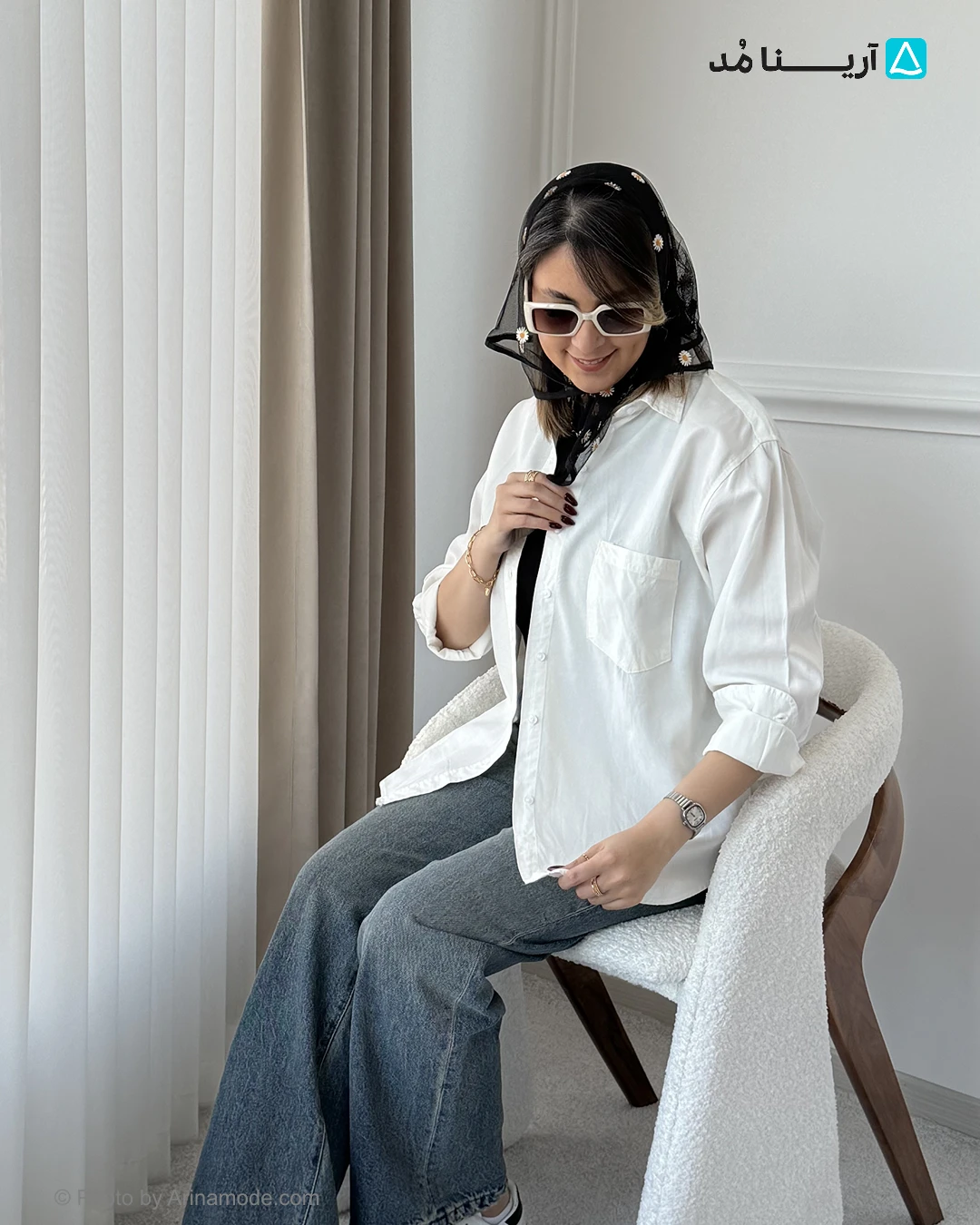 شومیز H&M نخی