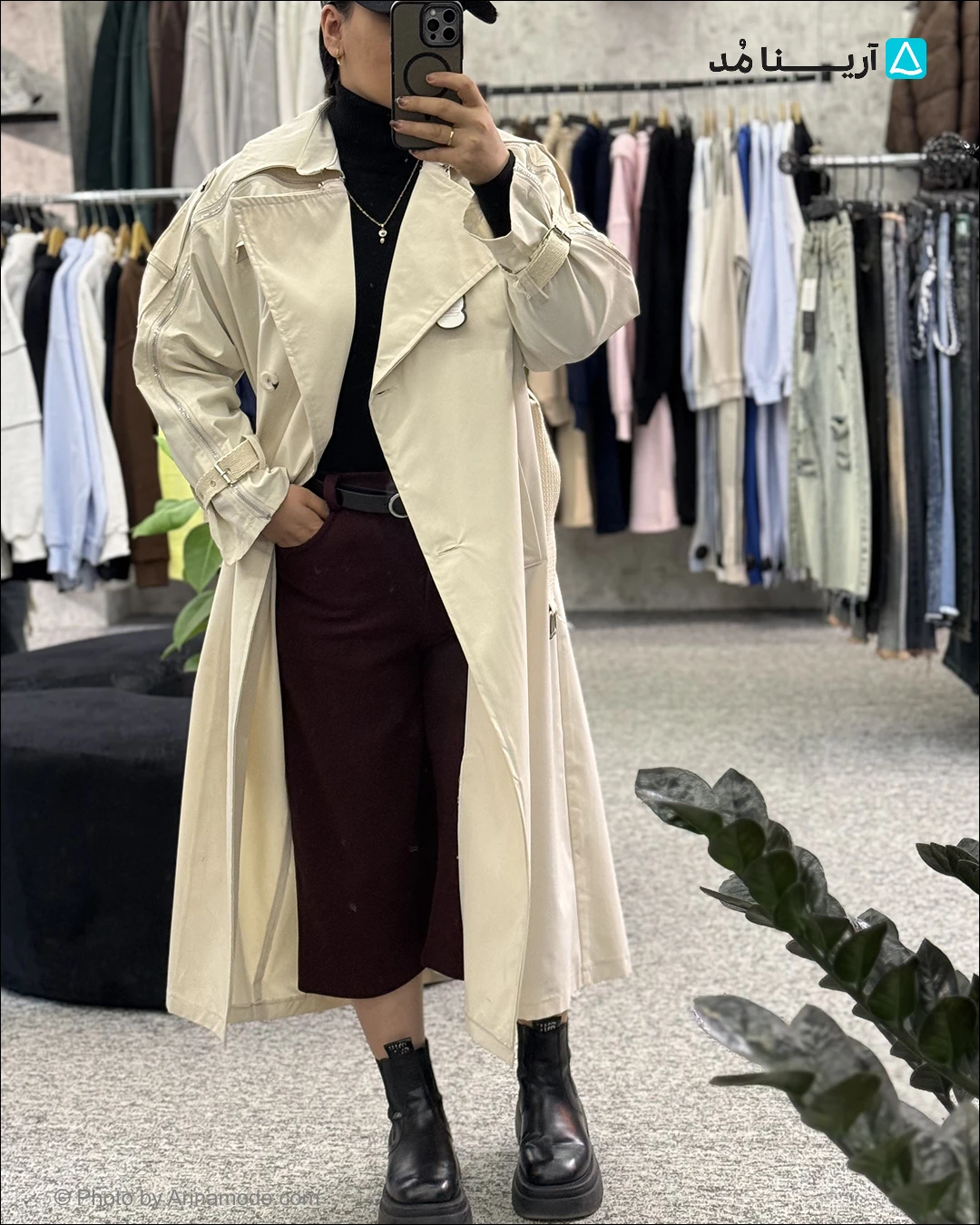 بارونی بلند زنانه