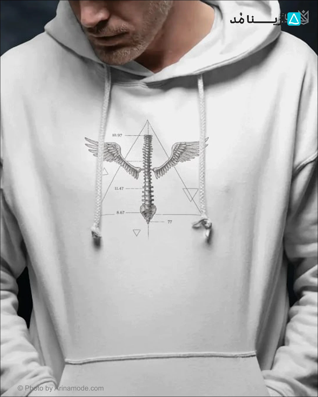 هودی طرح BoneBride