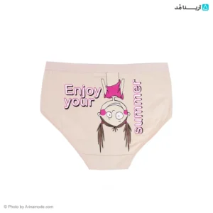 شورت زنانه نخی طرح دختر برند بانو