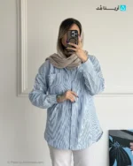 شومیز مانتویی راه راه