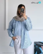 شومیز مانتویی راه راه