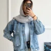 کت جین ZARA زاپ‌دار