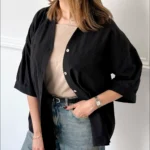 شومیز زنانه آستین سه ربع