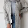 شومیز مانتویی راه راه