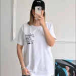 تیشرت چاپ طرح غروب Pull and Bear